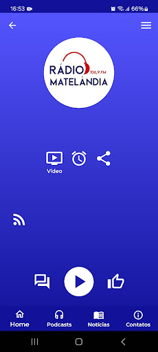 Android application Rádio Matelândia screenshort