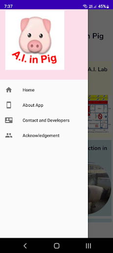 Android application AI in PIG screenshort