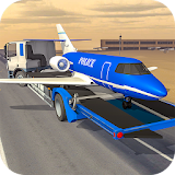Police Plane Builder : Transporter Truck Game icon