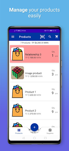 Android application Inventariando - Keep business screenshort