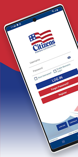 Android application Citizens Federal Savings Bank screenshort