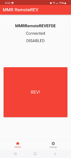 Android application RemoteREV screenshort