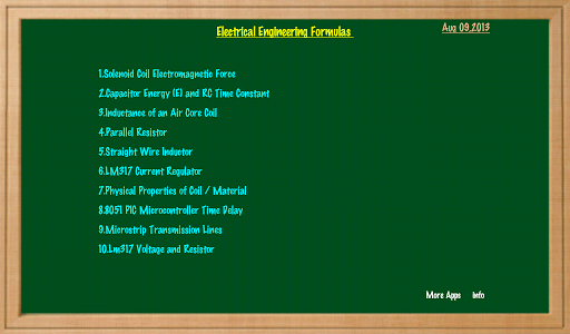 Electrical Engineering Formula
