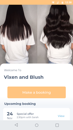 Android application Vixen and Blush screenshort