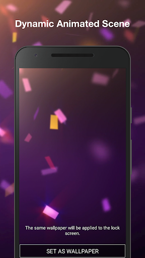 Confetti Live Wallpaper Screen 2