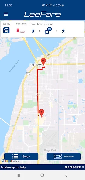Lee County Transit Mobile App Printscreens 4