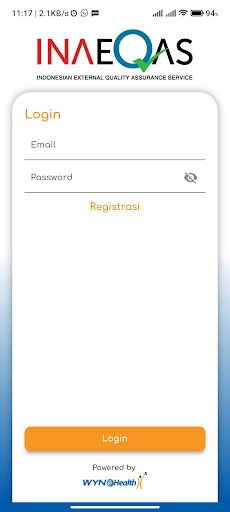 Android application INAEQAS screenshort