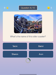 Captura de Pantalla 10 Roller Coaster Quiz android