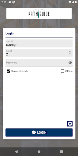Android application Delivery Confirmation screenshort