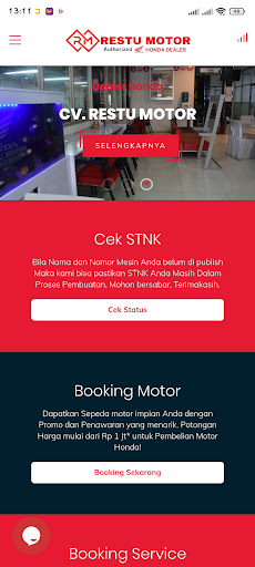 RESTU MOTOR Screen 3