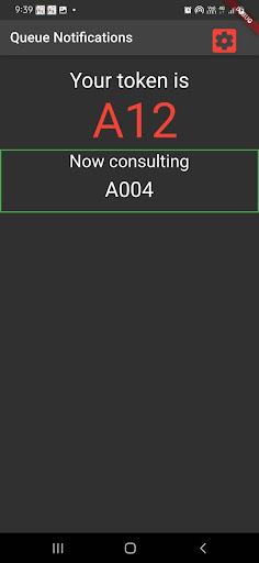 QueueNotify Screen 3