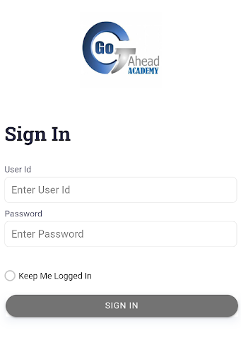 Android application Go Ahead Academy screenshort