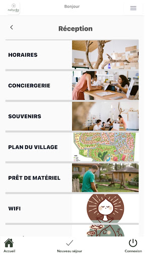 Android application Naturéo Resort screenshort