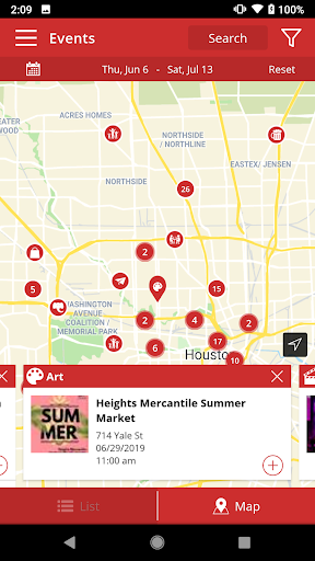 Screenshot of 365 Things to Do in Houston