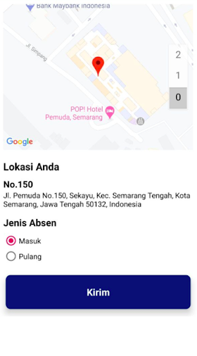Android application Pegum KKP Semarang screenshort