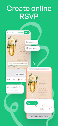 Invitation Maker: Cards & RSVP screenshot 4