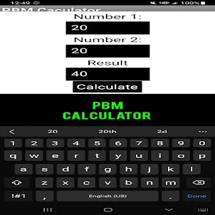 PBM Calculator
