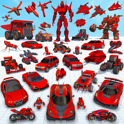 Android application Stealth Robot Car Games 3d screenshort