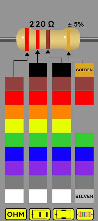 Resistor Color Code Calculator - 1.4.5 - (Android)