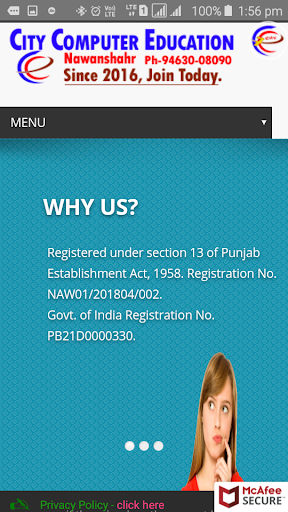 City Computer Education Screen 2
