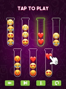Emoji Puzzle: Sorting Games