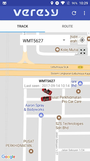 Veresy Track Screen 2