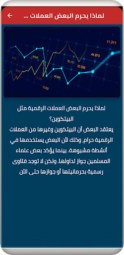 Android application هل التداول حرام screenshort