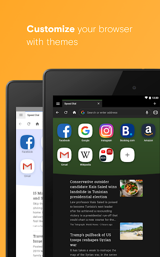 Opera Browser: Fast & Private 63.3.3216.58675 screenshots 10