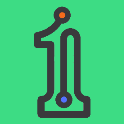 1 km radius: Draw a circle on logo