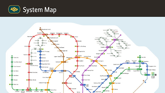 Singapore MRT LRT Map 2022 3.0 APK screenshots 4