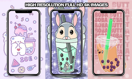 Aesthetic Boba Tea Wallpaper