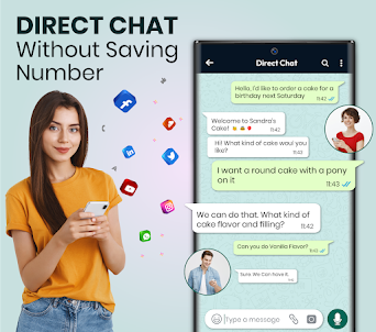 Direct Chat without saving no