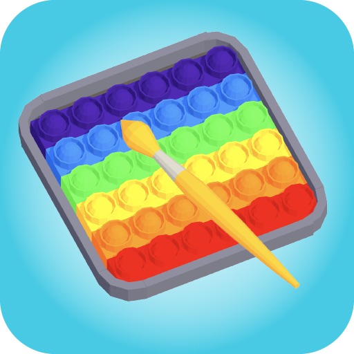 Fidget Paint-3D DIY toy puppet logo