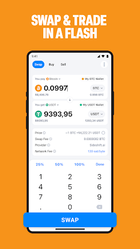 Screenshot of Bitcoin.com Wallet: Buy, Sell