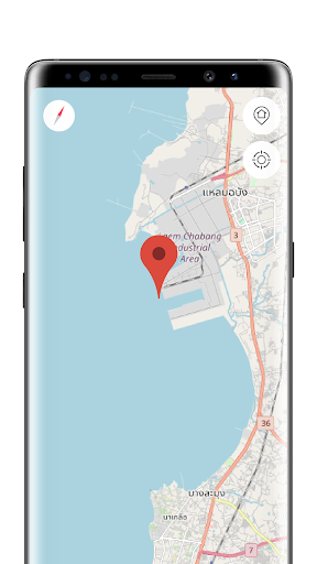 Android application Pattaya Offline Map screenshort