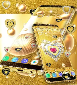 Gold live wallpaper - Apps on Google Play