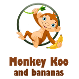 Monkey Koo and bananas icon