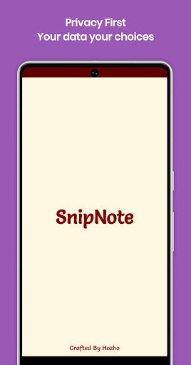 Android application SnipNote - Notes and Tasks screenshort