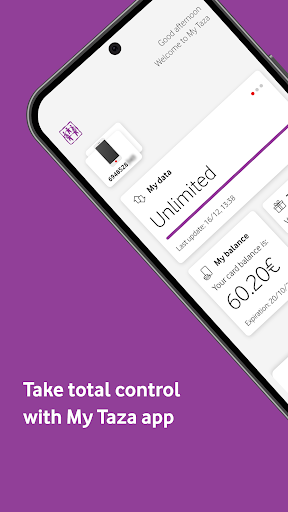 Android application My Taza screenshort