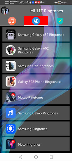 Xiaomi 11 Ringtones Screen 2