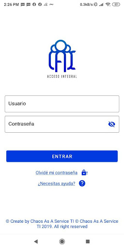 CAI - Acceso Integral Screen 2