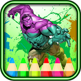 the incredible of bulk coloring super heroes fans icon