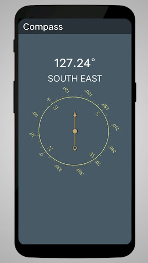 Android application Sensor Explore - Compass screenshort