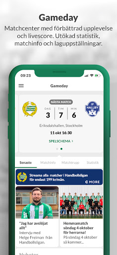 Hammarby Handboll - Gameday Screen 3