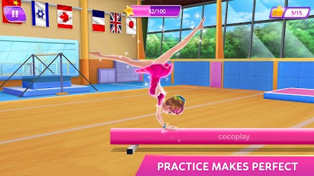Gymnastics Superstar Star Girl