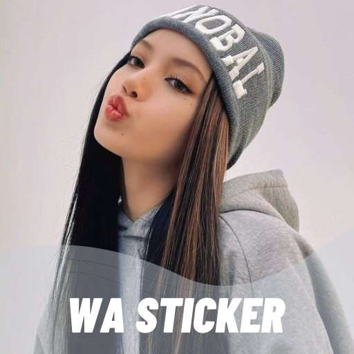 Lisa Blackpink WASticker logo
