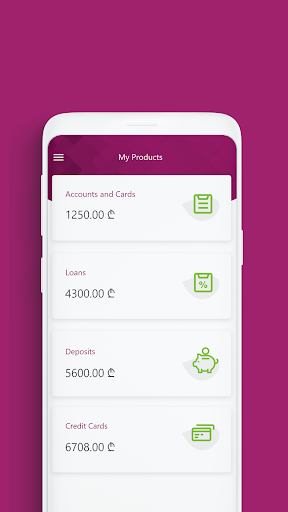 Terabank mBank Mobile Banking Screen 3