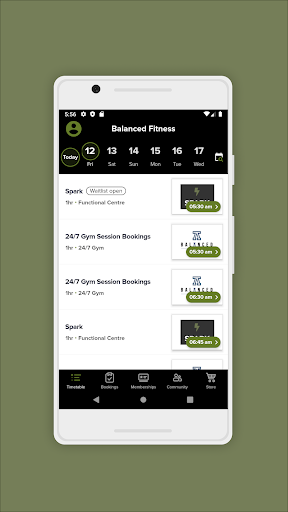Balanced Fitness Screen 2