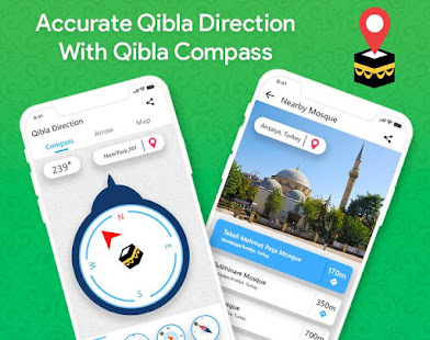 Qibla Finder: Find 100% Accurate Qibla Direction 2.5 Screenshots 1