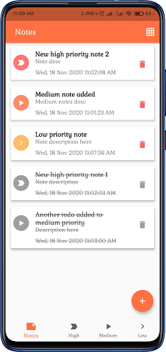 Note Keeper Screen 3
